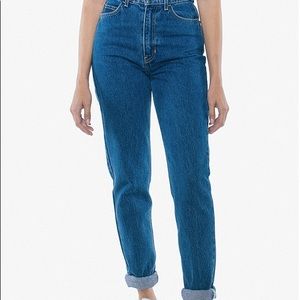 American Apparel High Waisted Mom Jeans